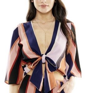Bloomingdales Wrap Blouse